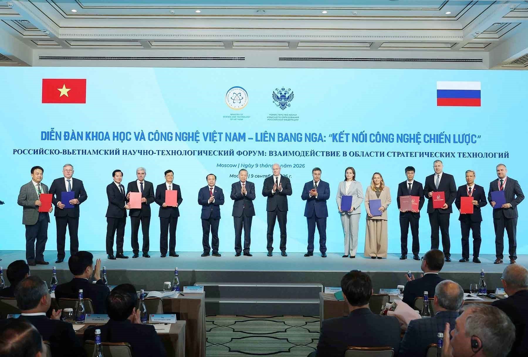 Tổng Bí thư, Chủ tịch nước Tô Lâm dự Diễn đàn Khoa học và Công nghệ Việt Nam - Liên bang Nga - Ảnh 7.