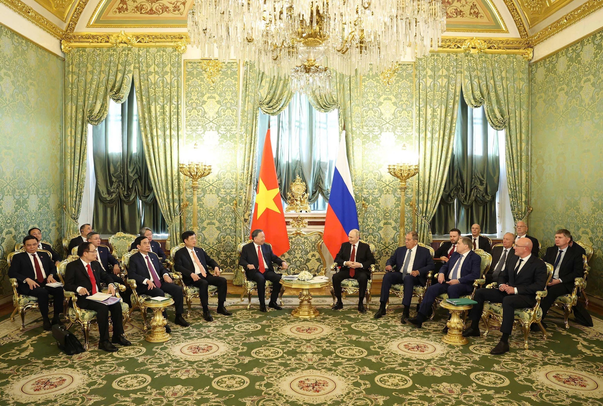 Tổng thống Liên bang Nga Vladimir Putin chủ trì Lễ đón Tổng Bí thư, Chủ tịch nước Tô Lâm  - Ảnh 6.
