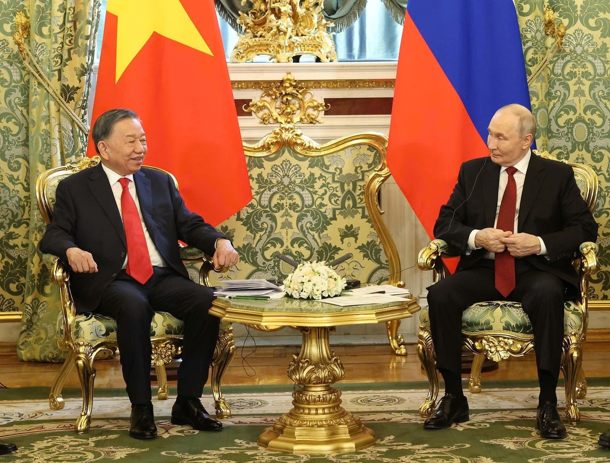 Tổng thống Liên bang Nga Vladimir Putin chủ trì Lễ đón Tổng Bí thư, Chủ tịch nước Tô Lâm  - Ảnh 5.