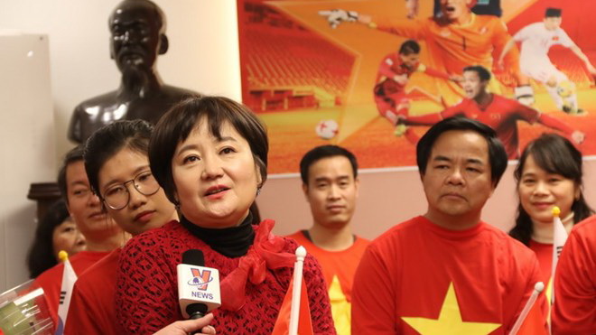 Vợ HLV Park Hang Seo gửi lời khích lệ chồng và U23 Việt Nam