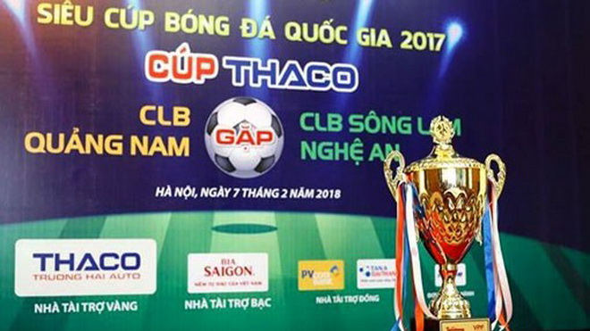 Link trực tiếp Quảng Nam - SLNA Siêu Cup quốc gia 2017