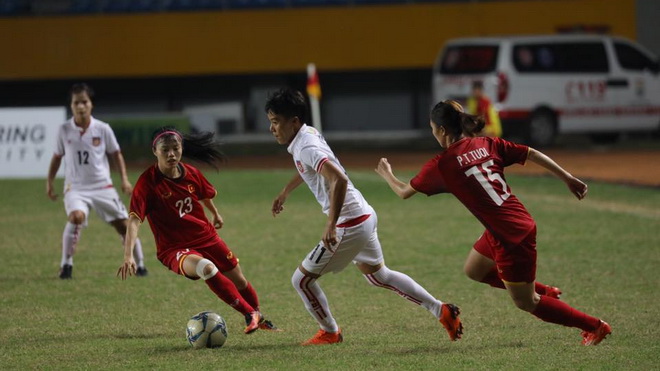 ‘Nghẹt thở’ thắng Myanmar, tuyển nữ Việt Nam gặp U20 Australia tại bán kết