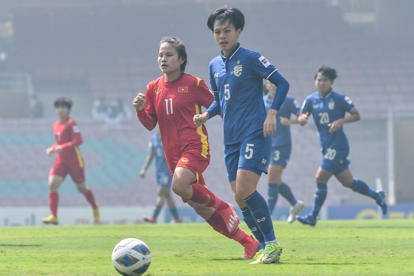 Nữ Việt Nam 2-0 Thái Lan, kết quả bóng đá nữ Việt Nam 2-0 Thái Lan, HLV Mai Đức Chung, Huỳnh Như, Hải Yến, Thái Thị Thảo, play-off bóng đá nữ, nữ Việt Nam vs Đài Loan