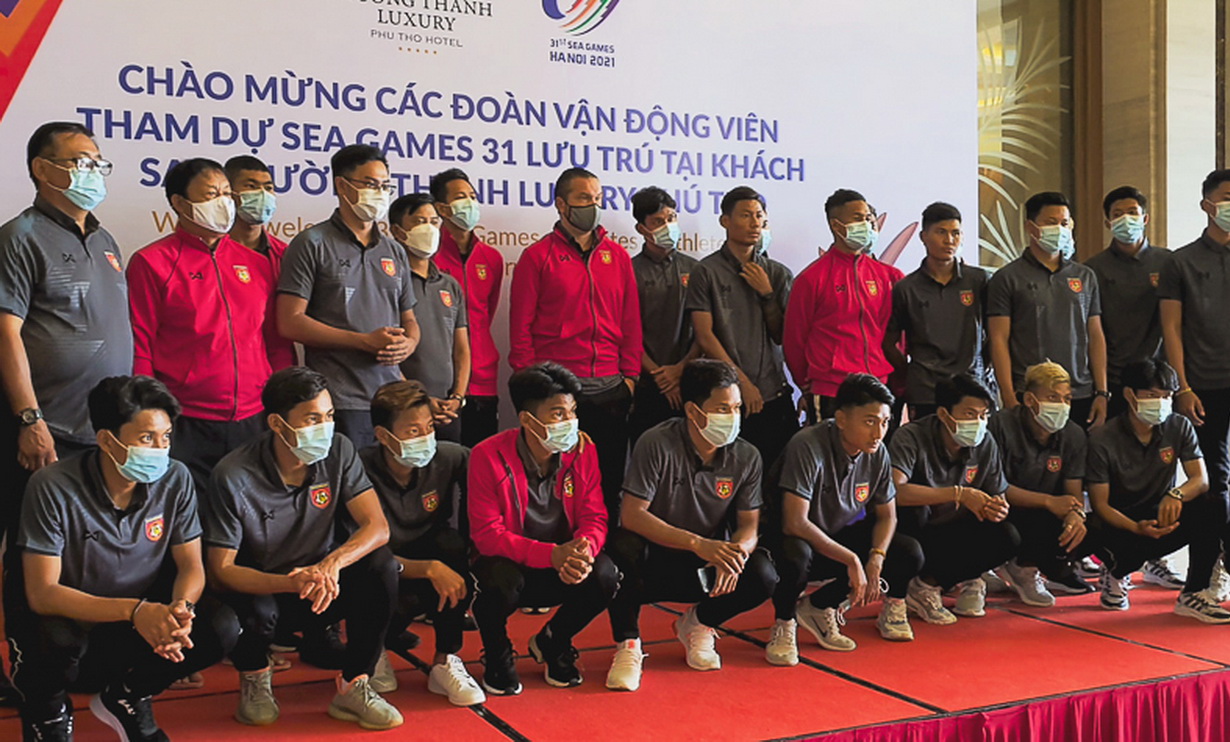U23 Myanmar cùng U23 Việt Nam ‘làm nóng’ Phú Thọ