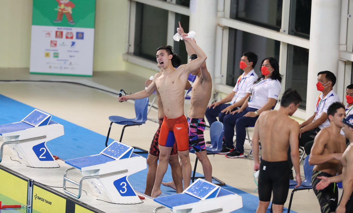 SEA Games 31 ngày 17/5: Bơi tiếp sức 4x200m phá kỷ lục SEA Games