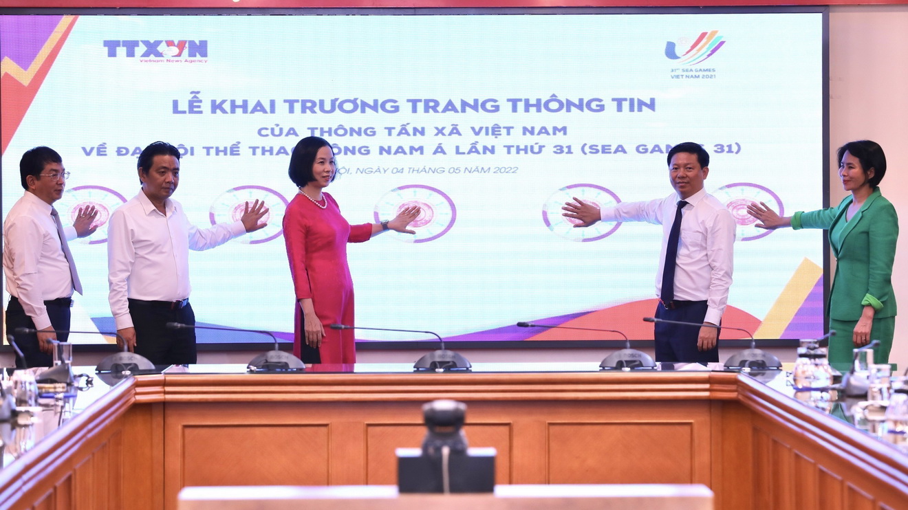 Thông tấn xã Việt Nam ra mắt trang thông tin về SEA Games 31