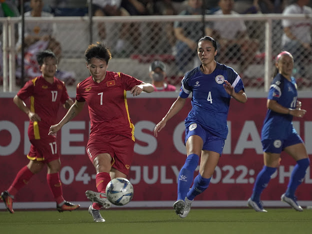 Nữ Việt Nam 4-0 Philippines, kết quả bóng đá nữ Đông Nam Á, HLV Mai Đức Chung, tranh hạng ba bóng đá nữ, Việt Nam vs Myanmar, trực tiếp bóng đá nữ, VFF