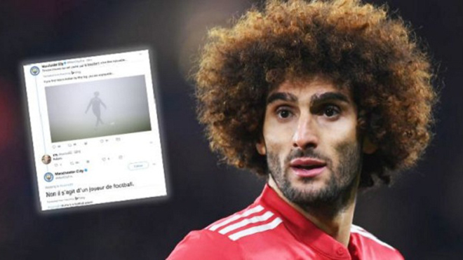 Man City mỉa mai khả năng chơi bóng của Fellaini