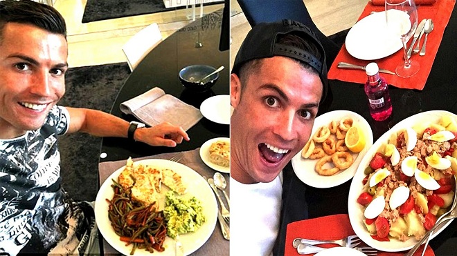 Chiêm ngưỡng những bữa ăn kiêng cực khủng của Cristiano Ronaldo
