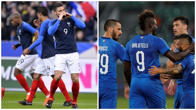 Trận đấu giao hữu giữa Pháp – Ý được phát sóng độc quyền trên K+