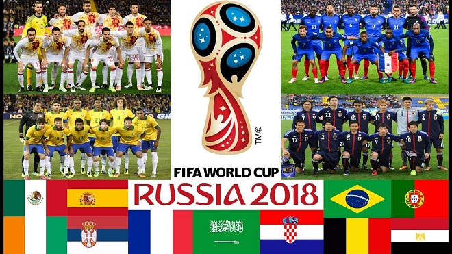 Chốt danh sách chính thức của 32 đội dự VCK World Cup 2018