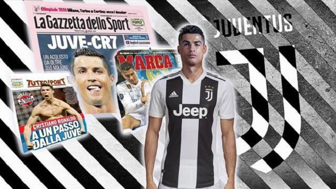 Real sốc khi Cristiano Ronaldo đồng ý gia nhập Juventus