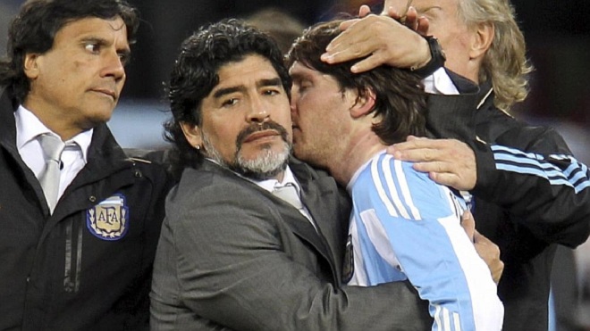 Maradona bất ngờ khuyên Messi nên từ giã đội tuyển quốc gia