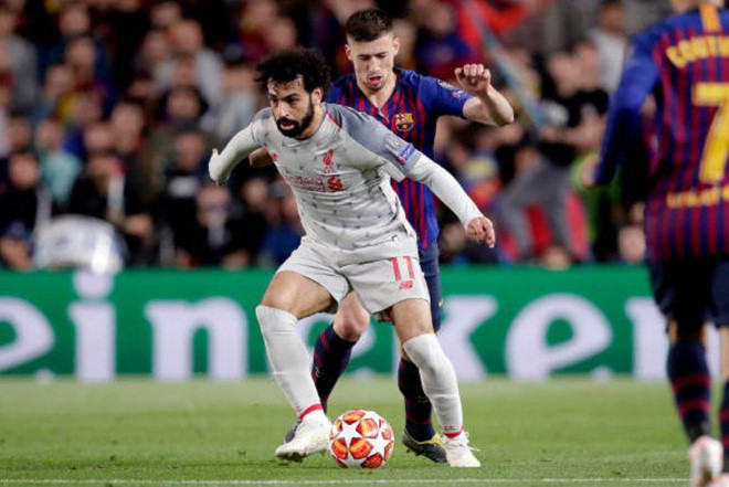 Barca vs Liverpool, Barcelona 3-0 Liverpool, Lenglet vs Salah, Messi, Barcelona, Liverpool, bán kết cúp C1, Champions League, Salah, khóa chân Salah