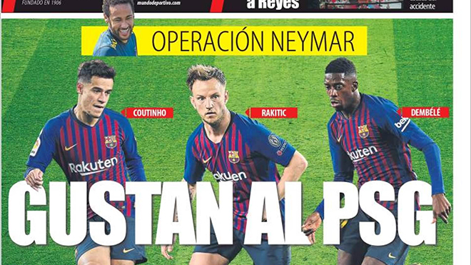 Barca mua lại Neymar, đẩy Coutinho, Dembele và Rakitic tới PSG