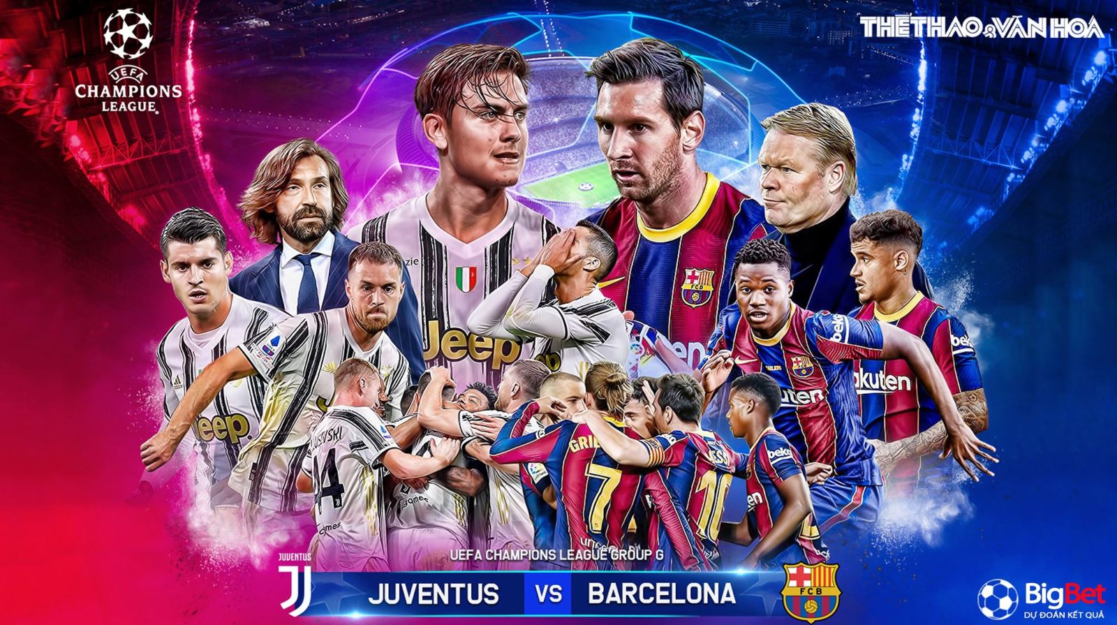 Nhận định bóng đá nhà cái Juventus vs Barcelona. Vòng bảng Cúp C1 châu Âu. Trực tiếp K+PM