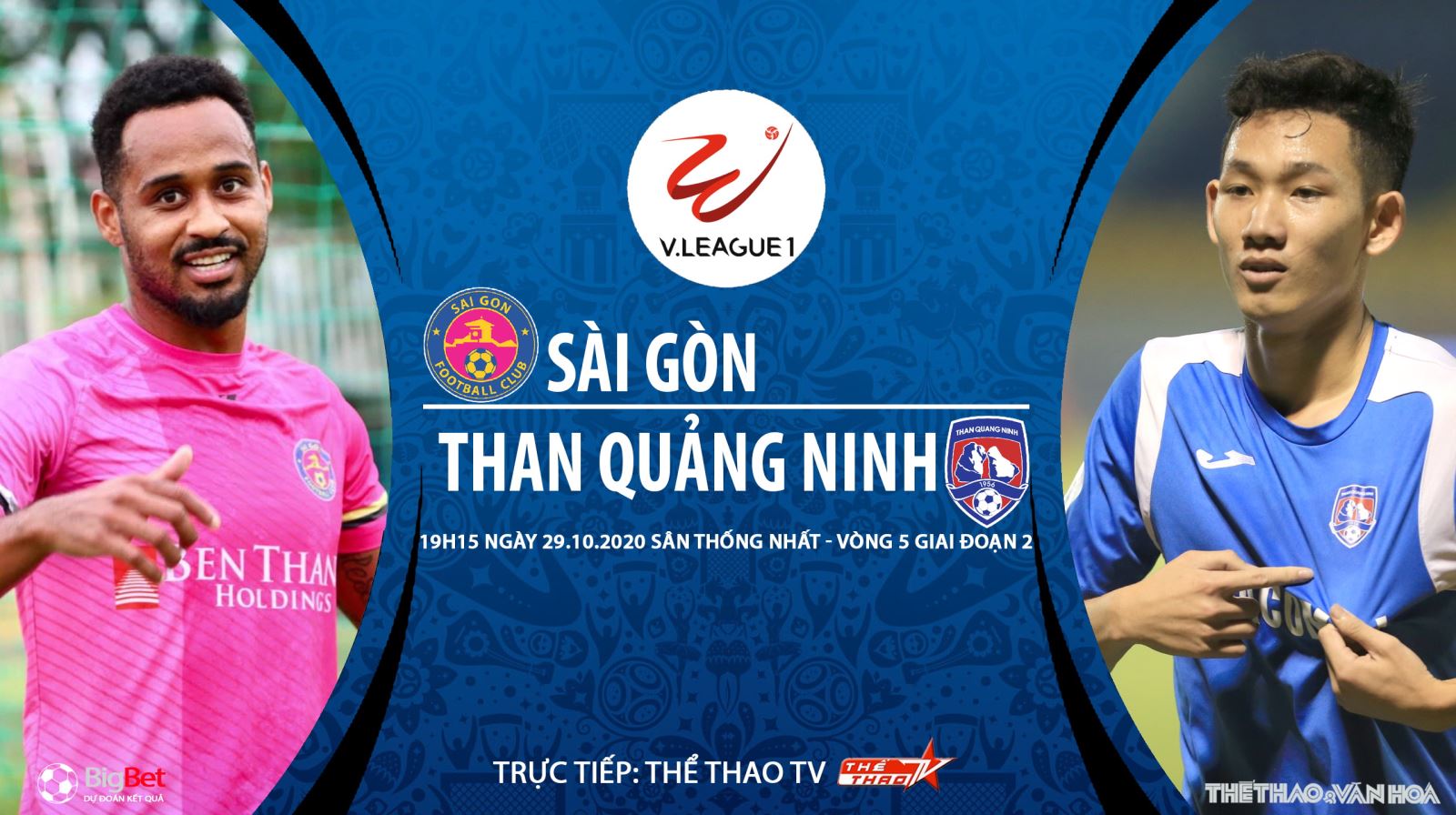 Nhận định bóng đá nhà cái. Sài Gòn vs Than Quảng Ninh. Trực tiếp bóng đá Việt Nam 2020