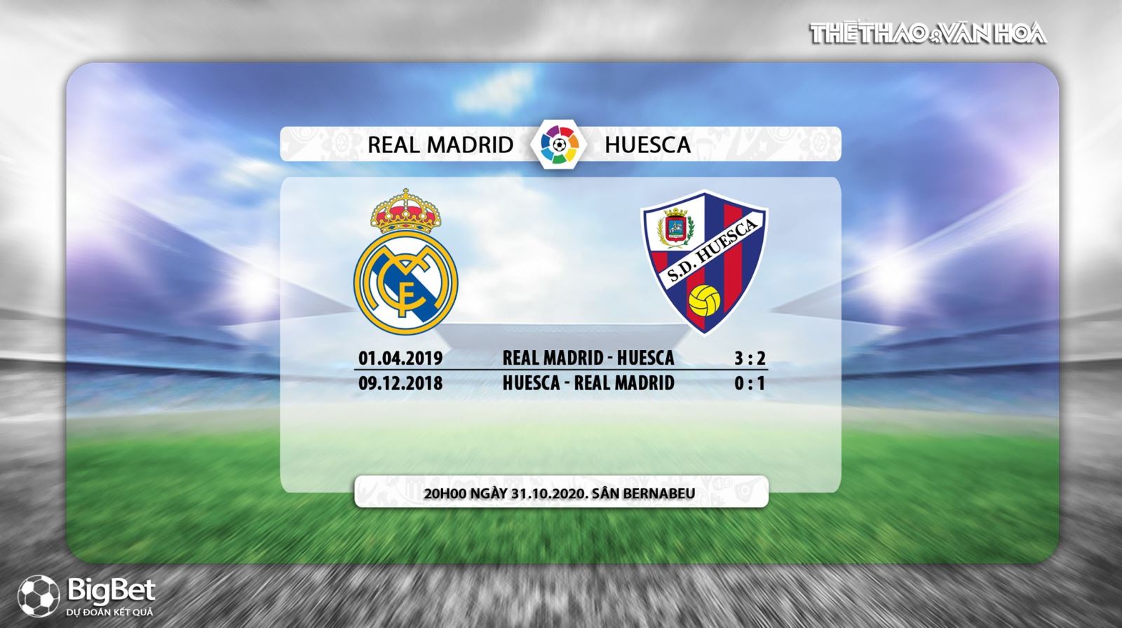 Keo nha cai, nhận định kết quả, Real Madrid vs Huesca, Vòng 8 La Liga, Trực tiếp bóng đá, BĐTV, trực tiếp bóng đá hôm nay, tin tức bóng đá, nhận định bóng đá Real Madrid đấu với Huesca