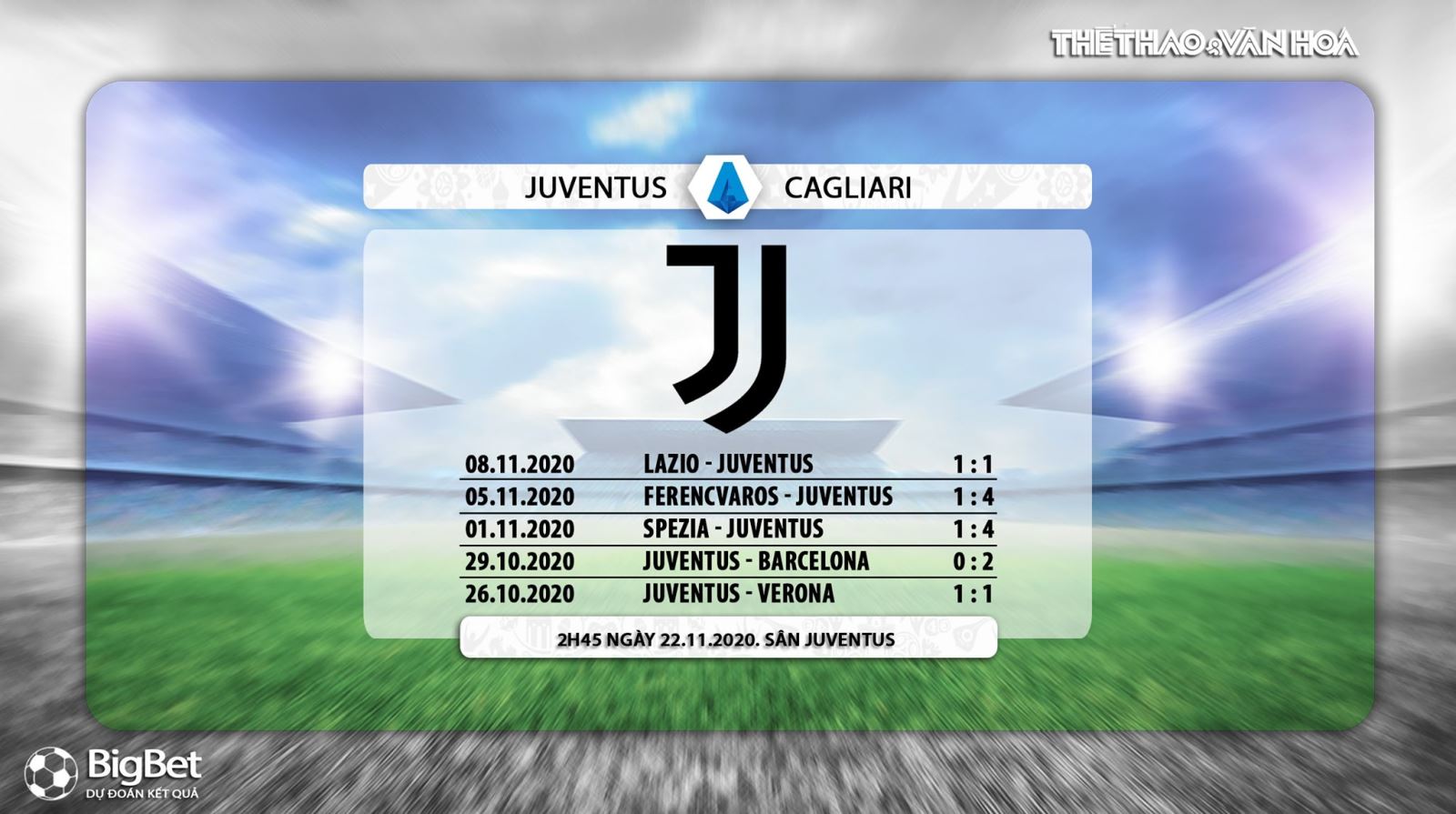 Keo nha cai, Nhận định kết quả, Juventus vs Cagliari, Vòng 8 Serie A, Trực tiếp Truyền hình FPT, trực tiếp bóng đá Ý, Serie A, xem trực tiếp Juventus đấu với Cagliari