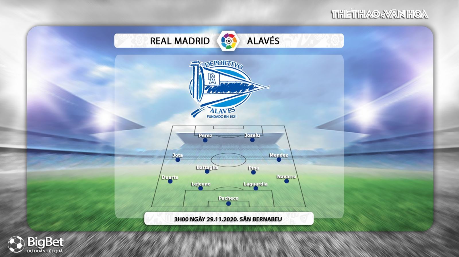 Keo nha cai, Nhận định kết quả, Real Madrid vs Alaves, Vòng 11 La Liga, BĐTV trực tiếp, trực tiếp bóng đá Tây Ban Nha, xem trực tiếp Alaves đấu với Real Madrid, kèo Real Madrid