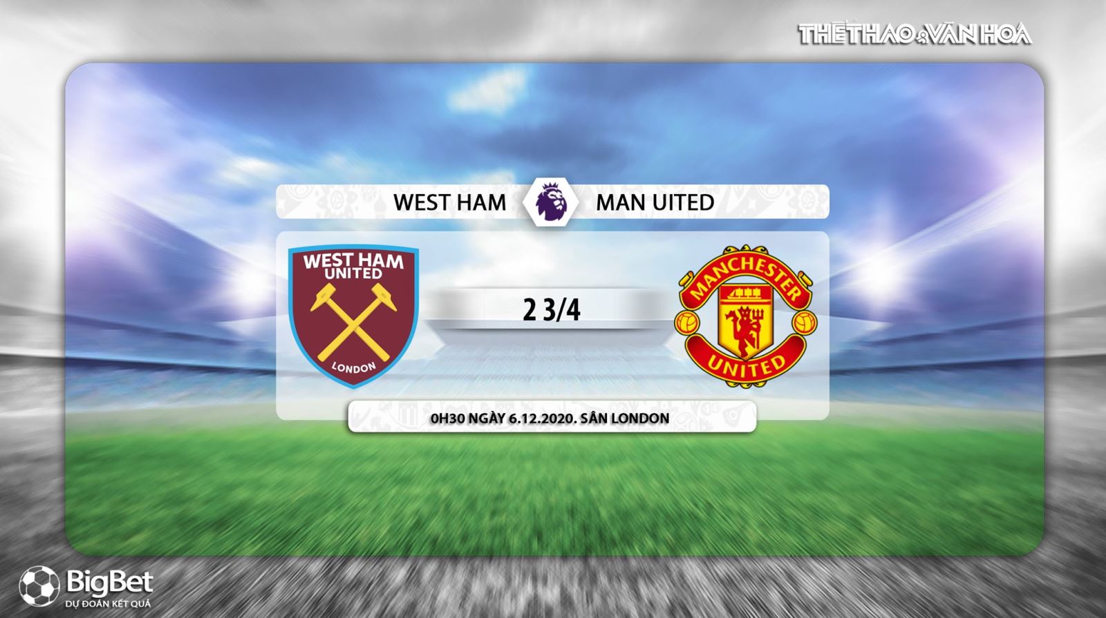 Keo nha cai, kèo nhà cái, West Ham vs MU, truc tiep bong da, ngoai hang Anh vòng 10, kèo bóng đá, trực tiếp MU đấu với West Ham, trực tiếp bóng đá Anh, kèo MU, K+PM, K+