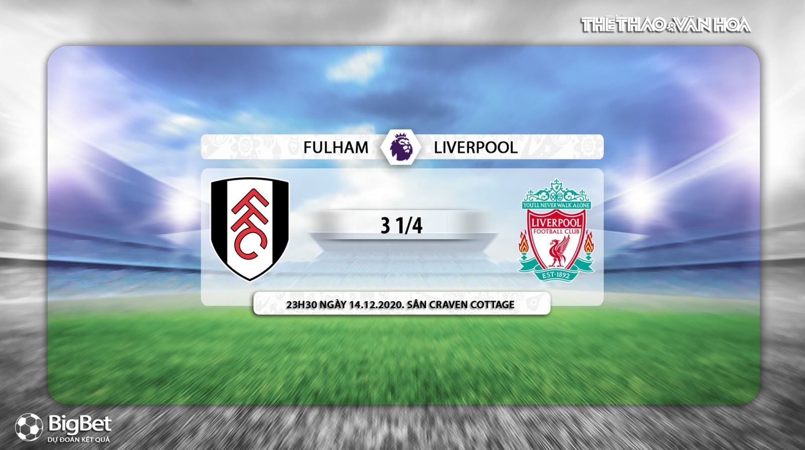 Keo nha cai, Nhận định kết quả, Fulham vs Liverpool, Trực tiếp bóng đá, K+PM, Ngoại hạng Anh vòng 12, nhận định bóng đá Liverpool đấu với Fulham, trực tiếp bóng đá Fulham vs Liverpool
