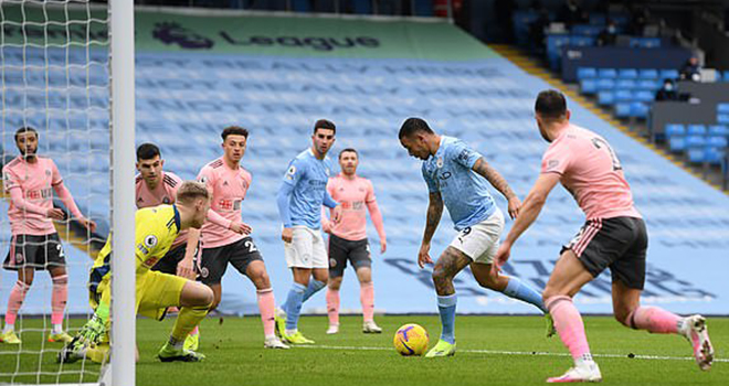 Man City 1–0 Sheffield, Kết quả bóng đá Anh, Bảng xếp hạng Ngoại hạng Anh, ket qua Man City đấu với Sheffield, kết quả Ngoại hạng Anh, cuộc đua vô địch bóng đá Anh