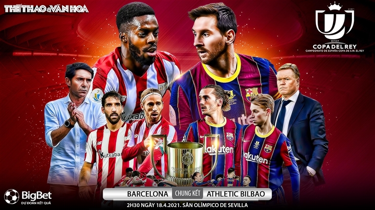 Nhận định bóng đá nhà cái Barcelona vs Athletic Bilbao. Chung kết Cúp nhà Vua Tây Ban Nha