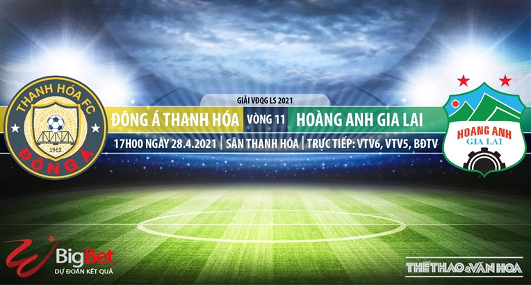 Nhận định bóng đá nhà cái Thanh Hóa vs HAGL. VTV6 trực tiếp vòng 11 V-League 2021