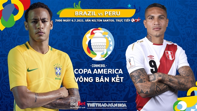 Kèo nhà cái. Soi kèo Brazil vs Peru. Trực tiếp bóng đá Copa America 2021