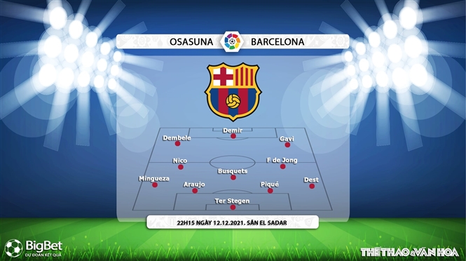 truc tiep bong da, Osasuna vs Barcelona, ON Football, trực tiếp bóng đá hôm nay, Osasuna, Barcelona, trực tiếp bóng đá, La Liga, xem bóng đá trực tiếp bóng đá Tây Ban Nha