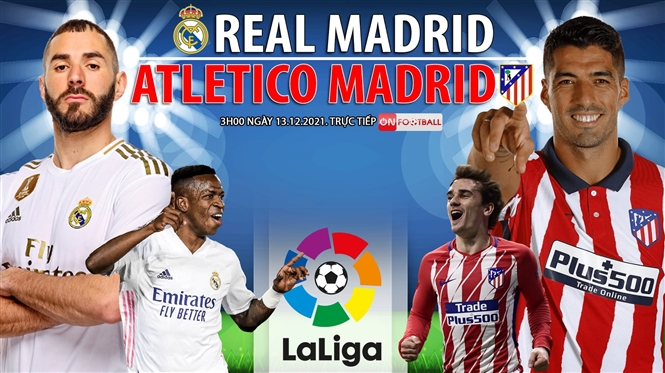 Nhận định bóng đá nhà cái Real Madrid vs Atletico Madrid. Nhận định bóng đá, dự đoán La Liga (3h00, 13/12)