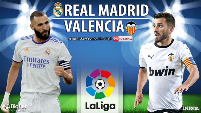 Nhận định bóng đá nhà cái Real Madrid vs Valencia. Nhận định, dự đoán bóng đá La Liga (3h00, 9/1)