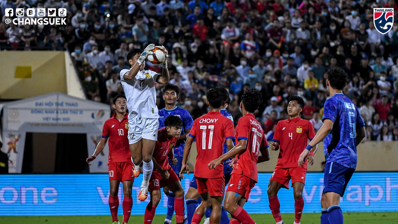 U23 Thái Lan 1-0 U23 Lào: Chiếm ngôi đầu, Thái Lan vào bán kết gặp Indonesia