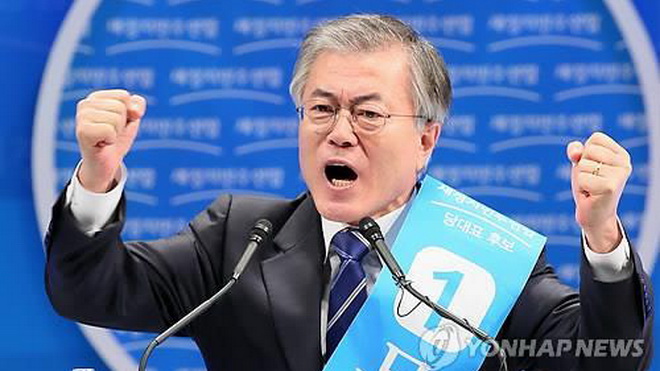 Ông Moon Jae In tuyên thệ nhậm chức Tổng thống Hàn Quốc, sẵn sàng thăm Triều Tiên