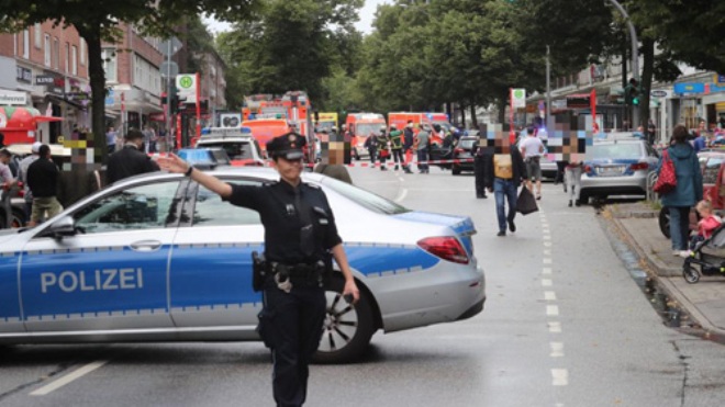 Tấn công bằng dao tại Hamburg, Đức khiến nhiều người thương vong