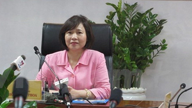 Miễn nhiệm chức vụ Thứ trưởng đối với bà Hồ Thị Kim Thoa