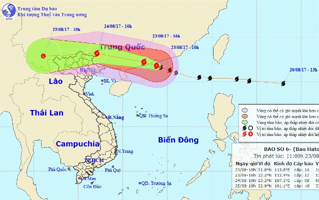 Bão số 6 sẽ gây mưa lớn, nhiều hồ thủy điện phải xả lũ