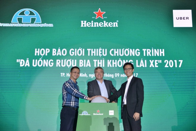 HEINEKEN Việt Nam giới thiệu chương trình 'Đã uống rượu bia thì không lái xe'