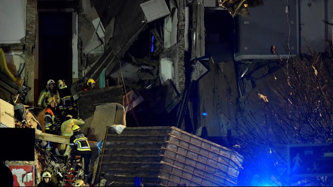 Nổ lớn tại Bỉ, nhiều tòa nhà bị sập, 14 người bị thương