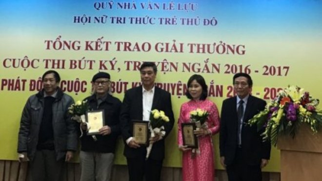 Công bố giải thưởng cuộc thi bút ký, truyện ngắn 2016-2017