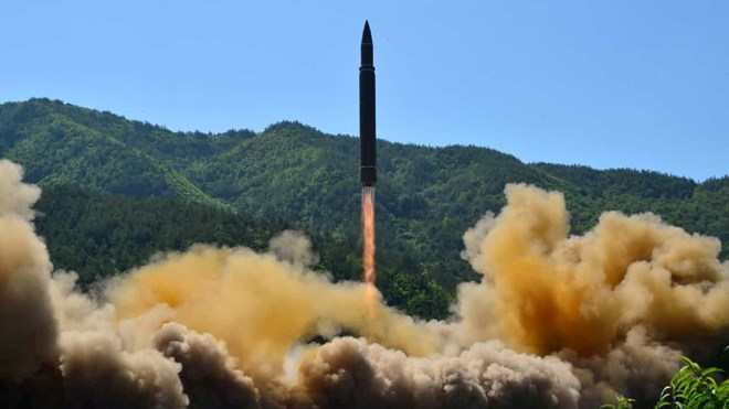 Trang mạng 38 North công bố ảnh vệ tinh: Triều Tiên phá hủy bệ phóng thử tên lửa