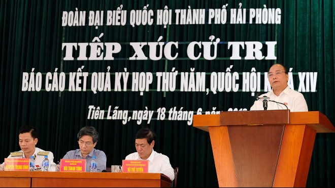 Thủ tướng Nguyễn Xuân Phúc: Phải lập lại trật tự, bảo đảm an ninh an toàn cho xã hội