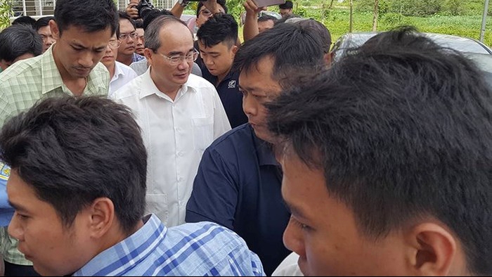 Bí thư Thành ủy Nguyễn Thiện Nhân thăm người dân bị ảnh hưởng bởi dự án Khu đô thị mới Thủ Thiêm 