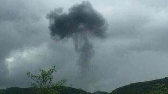 Máy bay quân sự rơi ở huyện Nghĩa Đàn, Nghệ An
