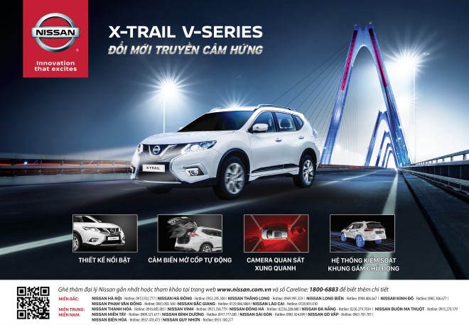 Ra mắt Nissan X-Trail V-series dành riêng cho khách hàng Việt Nam