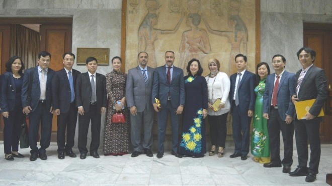 Đoàn đại biểu thành phố Hà Nội thăm và làm việc tại Ai Cập