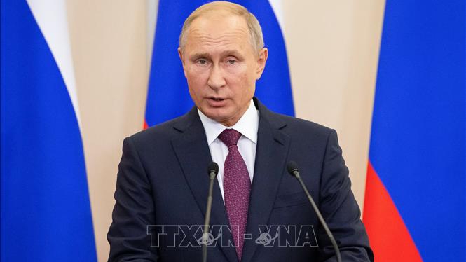 Số phóng viên kỷ lục dự cuộc họp báo năm 2018 của Tổng thống Nga Vladimir Putin