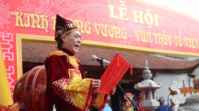 Lễ Kinh Dương Vương tri ân tổ tiên có công khai thiên lập quốc