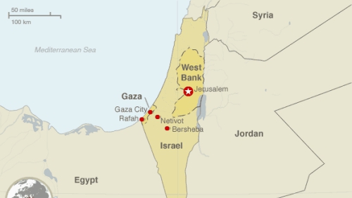 Israel không kích Gaza đáp trả vụ bắn rocket vào Tel Aviv